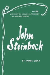 John Steinbeck - American Writers 94_cover