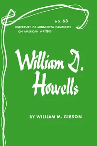 William D. Howells - American Writers 63_cover