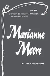Marianne Moore - American Writers 50_cover