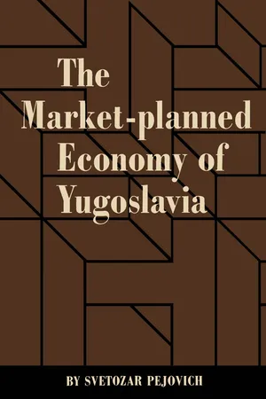 The Market-Planned Economy of Yugoslavia