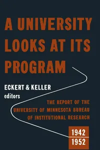 A University Looks at its Program_cover