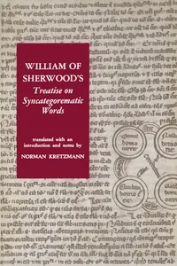 William of Sherwood’s Treatise on Syncategorematic Words_cover