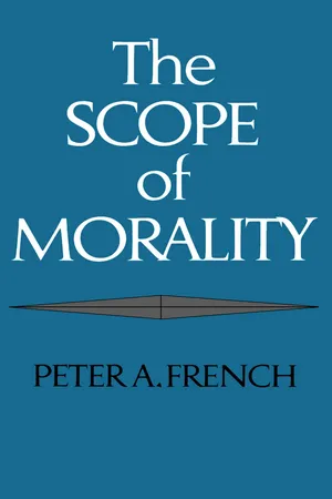 The Scope of Morality