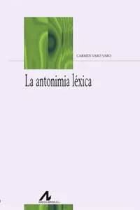 La antonimia léxica_cover