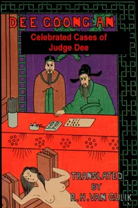 Dee Goong An: Celebrated Cases of Judge Dee_cover