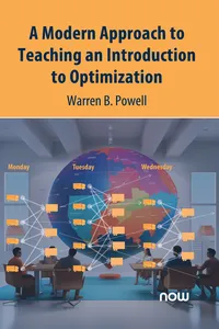 A Modern Approach to Teaching an Introduction to Optimization_cover