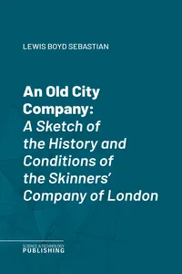 An Old City Company_cover