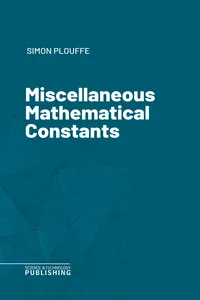 Miscellaneous Mathematical Constants_cover