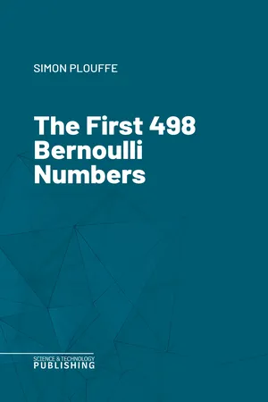 The First 498 Bernoulli Numbers