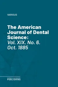 The American Journal of Dental Science_cover