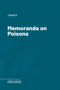 Memoranda on Poisons_cover