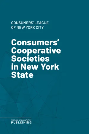 Consumers' Cooperative Societies in New York State