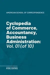 Cyclopedia of Commerce, Accountancy, Business Administration_cover