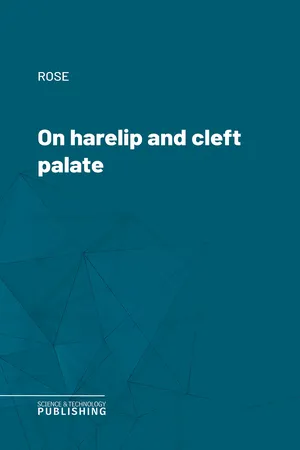 On harelip and cleft palate