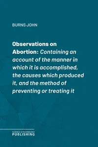 Observations on Abortion_cover