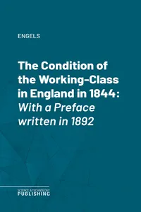 The Condition of the Working-Class in England in 1844_cover
