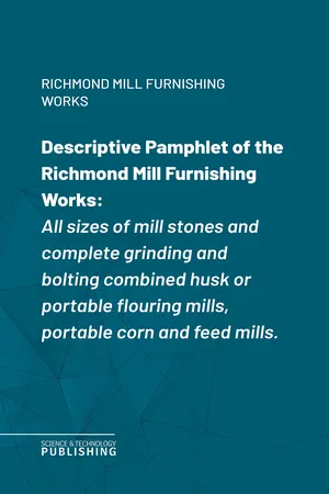 Descriptive Pamphlet of the Richmond Mill Furnishing Works