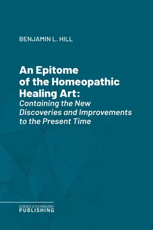 An Epitome of the Homeopathic Healing Art