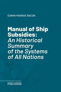 Manual of Ship Subsidies_cover
