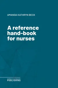 A reference hand-book for nurses_cover