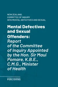 Mental Defectives and Sexual Offenders_cover