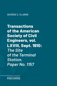Transactions of the American Society of Civil Engineers, vol. LXVIII, Sept. 1910_cover