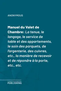 Manuel du Valet de Chambre_cover