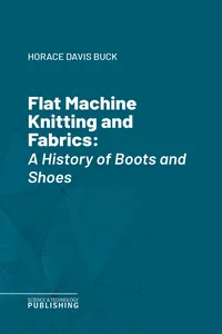 Flat Machine Knitting and Fabrics_cover