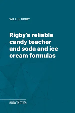 Rigby's reliable candy teacher and soda and ice cream formulas