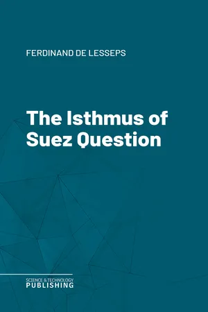 The Isthmus of Suez Question