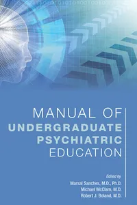 Manual of Undergraduate Psychiatric Education_cover