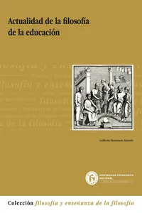 Actualidad de la filosofía de la educación_cover