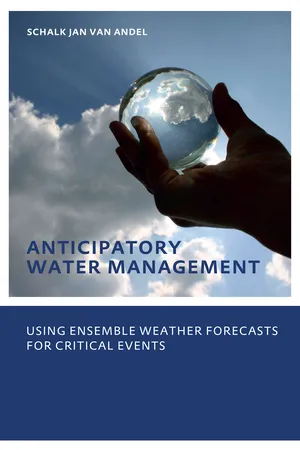 Anticipatory Water Management – Using ensemble weather forecasts for critical events