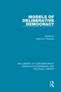Models of Deliberative Democracy_cover