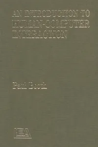 An Introduction To Human-Computer Interaction_cover
