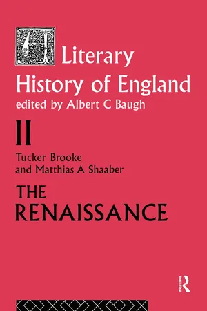 The Literary History of England