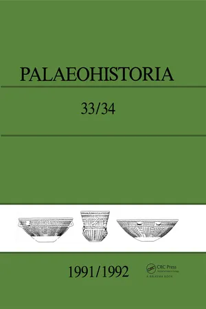 Palaeohistoria 33,34 (1991-1992)