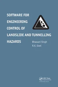 Software for Engineering Control of Landslide and Tunnelling Hazards_cover
