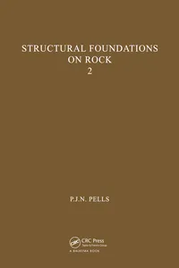 Structural Foundations on Rock, volume 2_cover