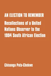 An Election to Remember_cover