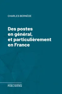 Des postes en général, et particulièrement en France_cover