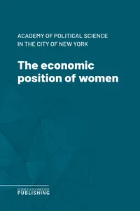 The economic position of women_cover