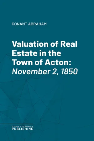 Valuation of Real Estate in the Town of Acton