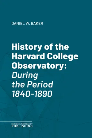 History of the Harvard College Observatory
