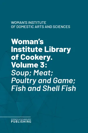Woman's Institute Library of Cookery. Volume 3