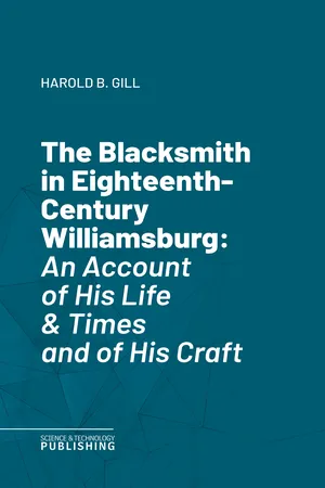 The Blacksmith in Eighteenth-Century Williamsburg