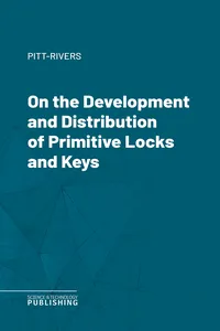 On the Development and Distribution of Primitive Locks and Keys_cover