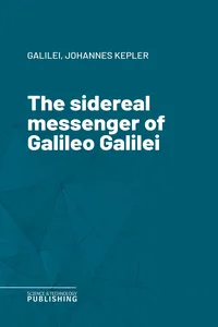The sidereal messenger of Galileo Galilei_cover