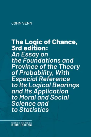 The Logic of Chance, 3rd edition