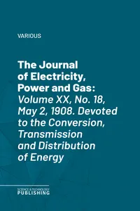 The Journal of Electricity, Power and Gas_cover